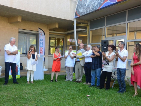 Inauguration de la fresque